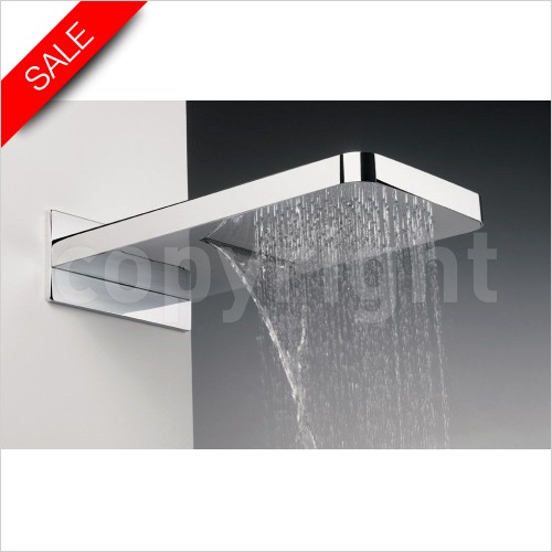 Crosswater Showers - Revive Fixed Shower Head With Waterfall
