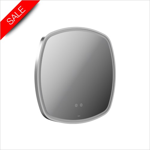 Vado Accessories - Cameo 600mm Illuminated Soft Square Mirror With Demister