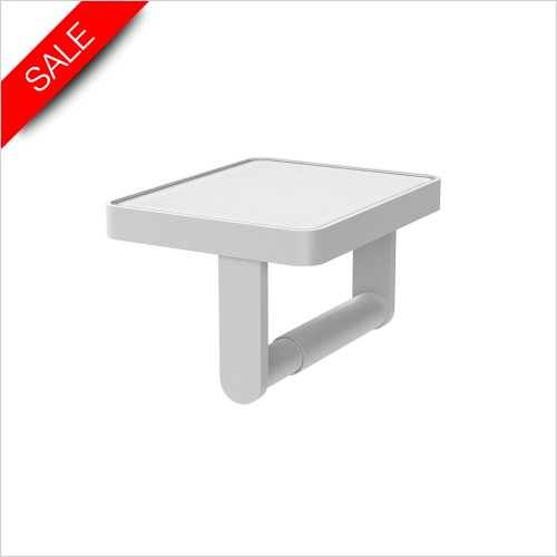 Vado Accessories - Muse Paper Holder With White Glass