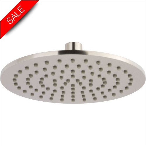 JTP Showers - Inox Slim Round Overhead Shower 200mm