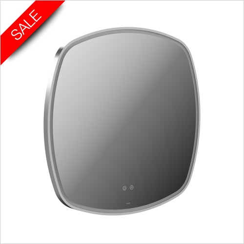 Vado Accessories - Cameo 800mm Illuminated Soft Square Mirror With Demister