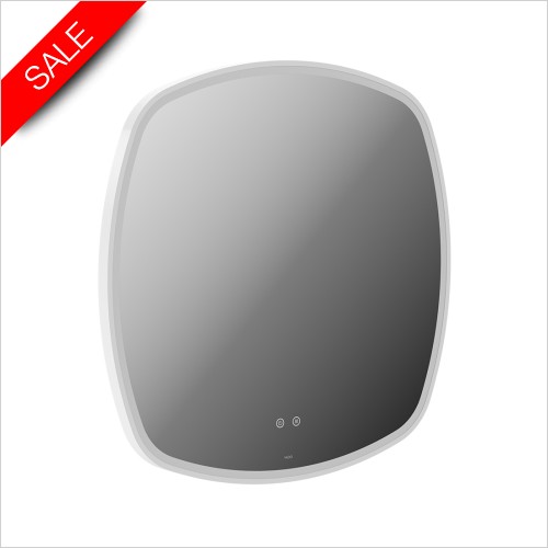Vado Accessories - Cameo 800mm Illuminated Soft Square Mirror With Demister