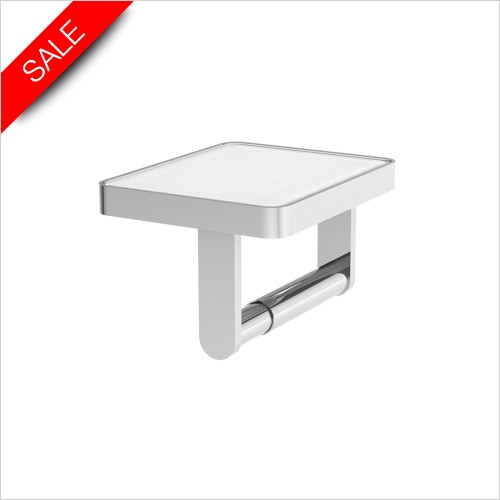 Vado Accessories - Muse Paper Holder With White Glass