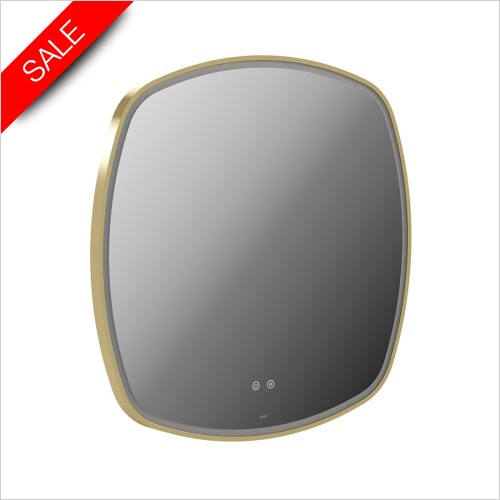 Vado Accessories - Cameo 800mm Illuminated Soft Square Mirror With Demister
