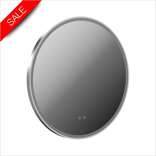 Vado Accessories - Cameo 800mm Illuminated Round Mirror With Demister