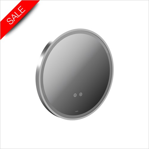 Vado Accessories - Cameo 500mm Illuminated Round Mirror With Demister