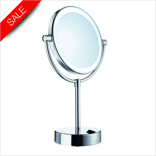 Smedbo Accessories - Outline Shaving/Make-Up Mirror With LED-Technology