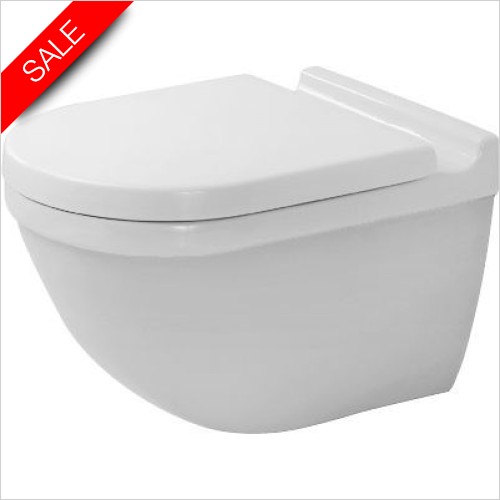 Duravit Toilets & Bidets - Starck 3 Toilet Wall Mounted 540mm Washdown Durafix2