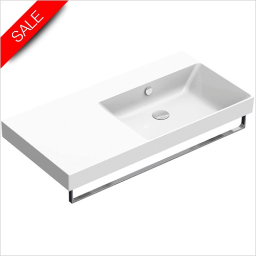 Catalano Basins & Furniture - New Zero Up 100 Basin RH Bowl 1TH 100 x 50cm