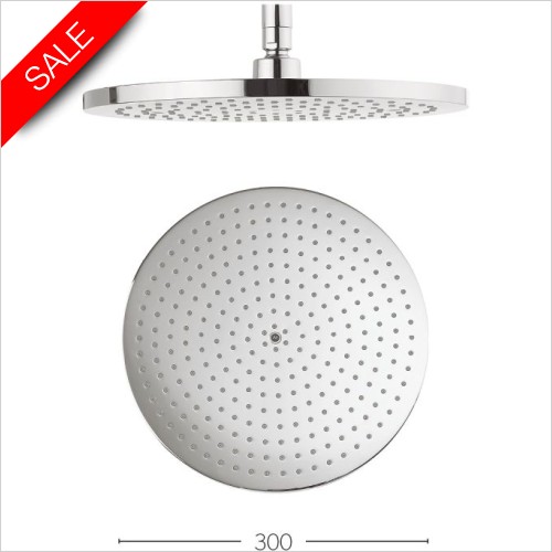 Crosswater Showers - Central 300mm Fixed Head Brass
