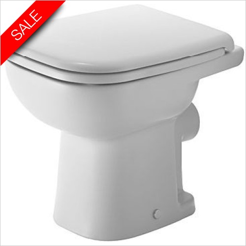 Duravit Toilets & Bidets - D-Code Toilet Floorstanding 480mm Washdown