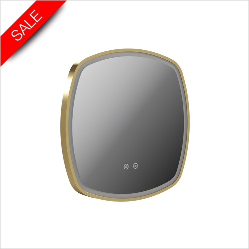 Vado Accessories - Cameo 500mm Illuminated Soft Square Mirror With Demister