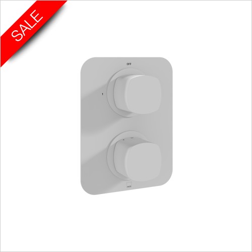Vado Showers - Cameo 1 Outlet 2 Handle Concealed Thermo Valve Trim Kit