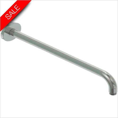 JTP Showers - Inox Round Shower Arm 400mm