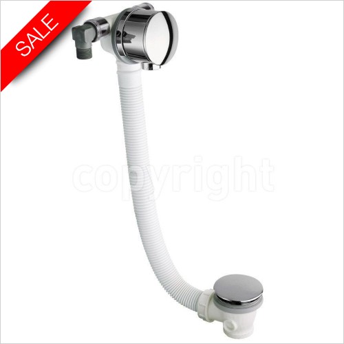 Crosswater Baths - Bath Click Clack Waste With Filler