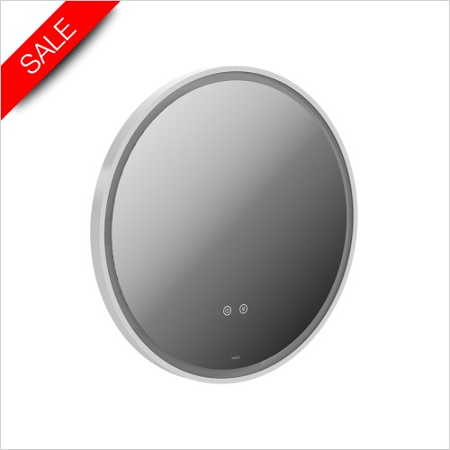 Vado Accessories - Cameo 600mm Illuminated Round Mirror With Demister
