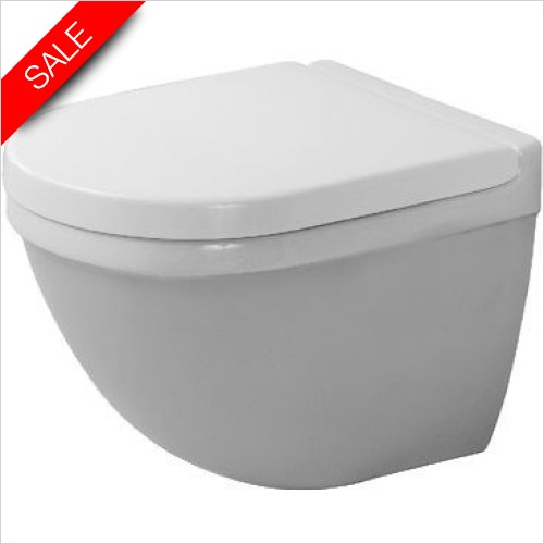 Duravit Toilets & Bidets - Starck 3 DuraFix Toilet Wall-Mounted Comp Washdown