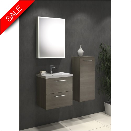 JTP Accessories - Aspect Mirror Cabinet 500Wx700H (mm) 4 Sided Light, Heat Pad
